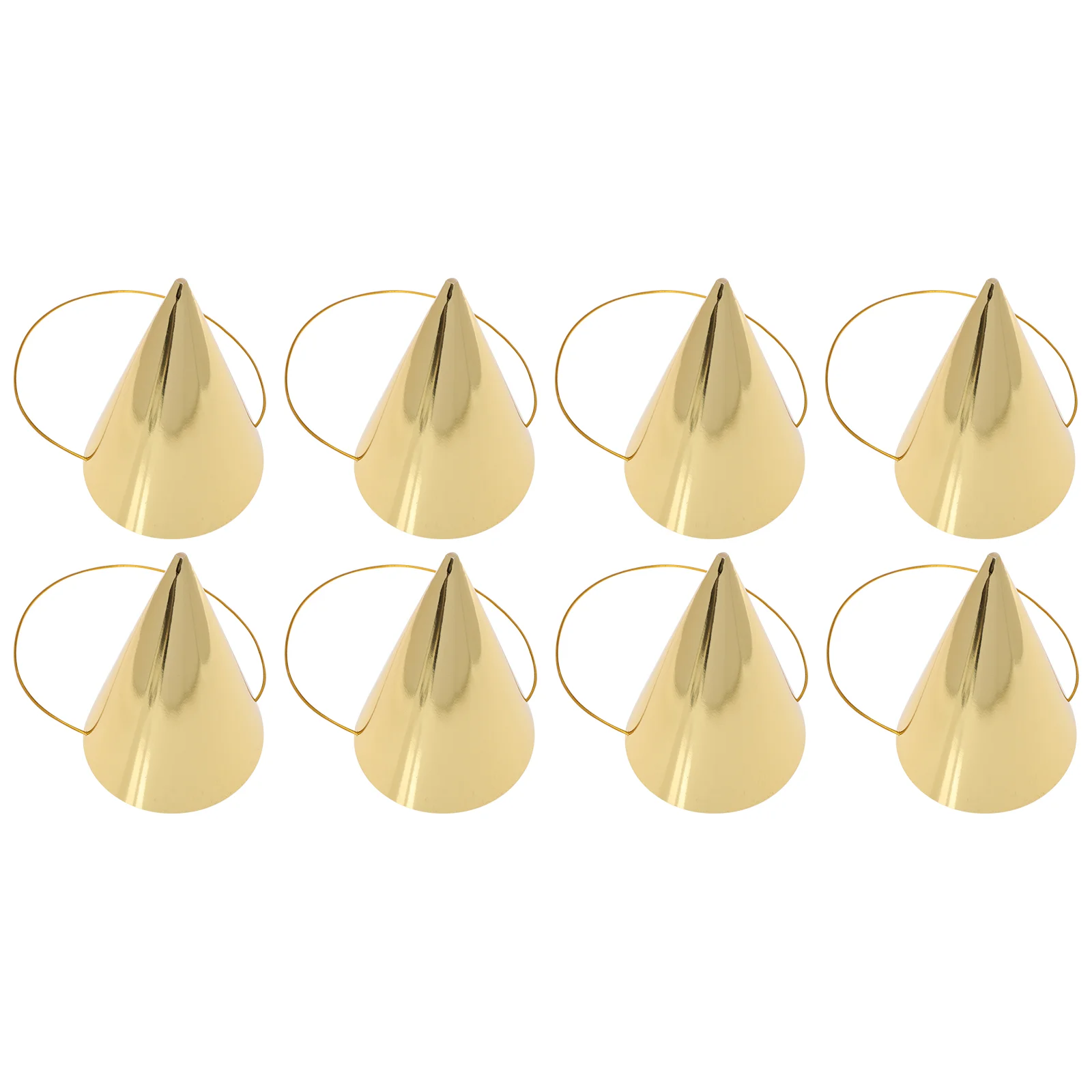 8-шт. Золотая праздничная шляпа детский головной убор на день рождения детские