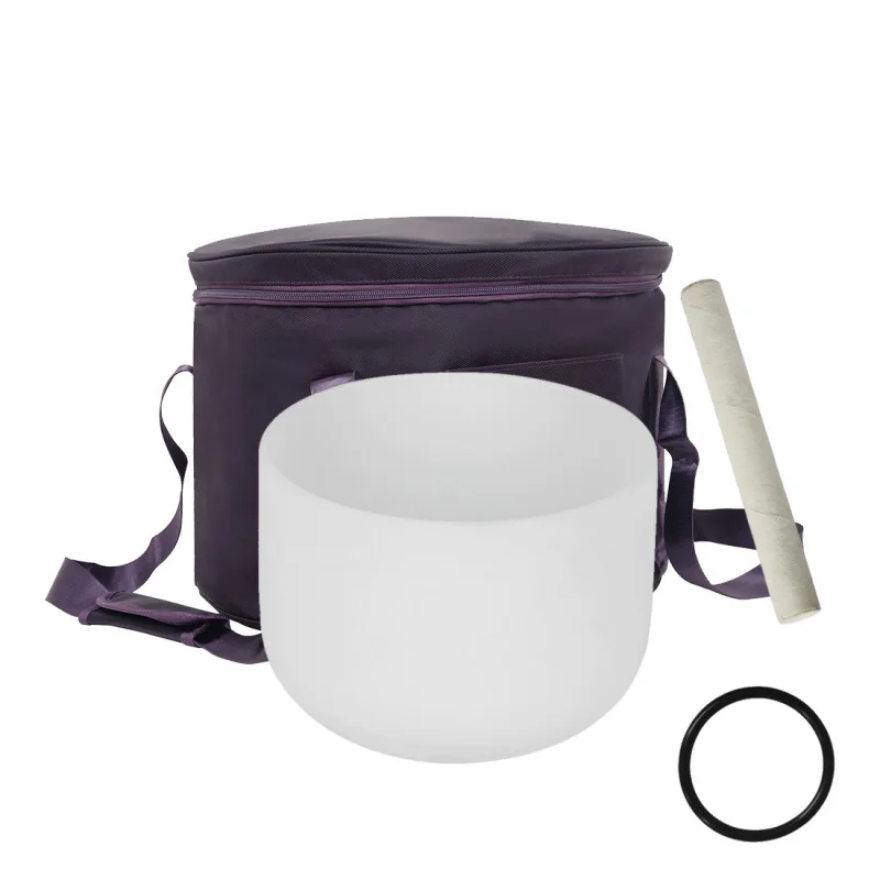 Музыкальная чаша с колокольчиком молочно-белого храма 440 Гц для гимальи 8 дюймов 10