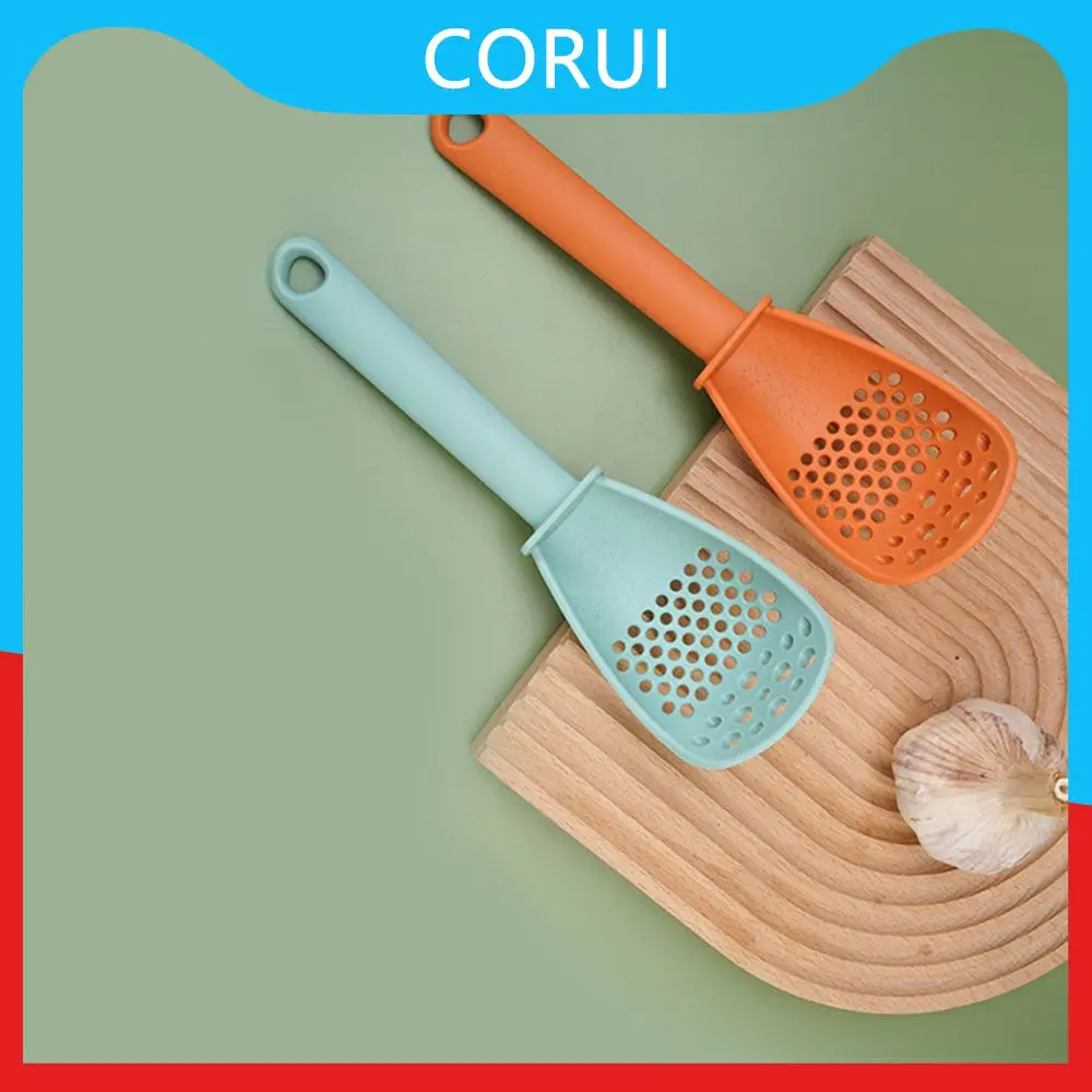 

Home Small Colander Useful Household Kitchen Spoon Silicone Press Kitchen Cooking Gadgets Kitchen Egg White Separator Filter