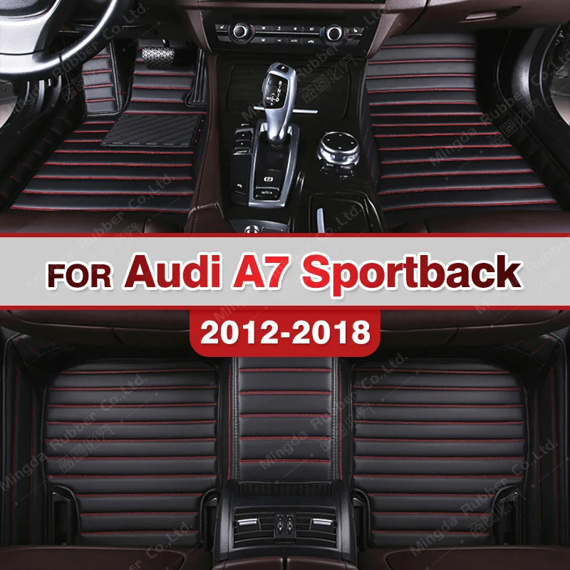

Автомобильные коврики для AUDI A7 2012 2013 2014 2015 2016 2017 2018, под заказ, автомобильные подкладки для ног, аксессуары для интерьера