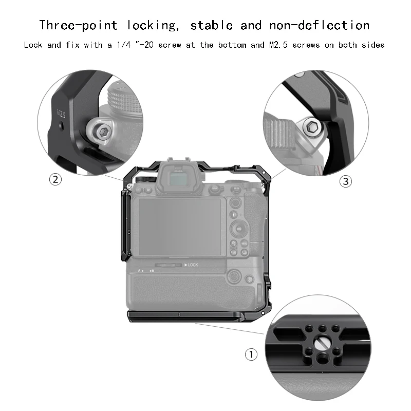 Клетка для кролика SmallRig Z63 NikonZ 6II/Z 7II Расширительная рама совместимая с MB-B11