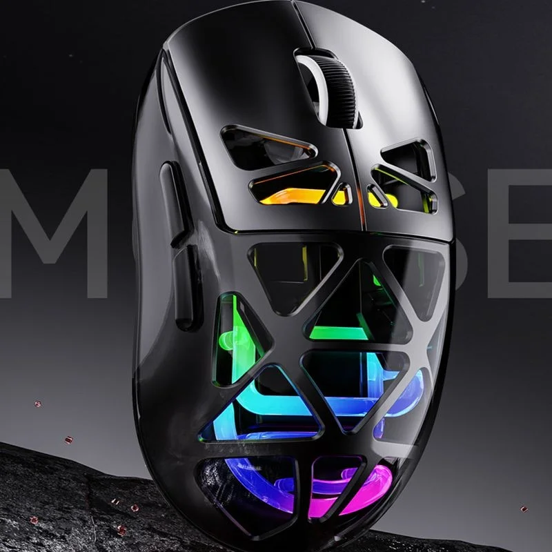 YOAINGO EWEADN M7 Беспроводная Bluetooth-мышь Прозрачная игровая киберспортивная RGB Легкая