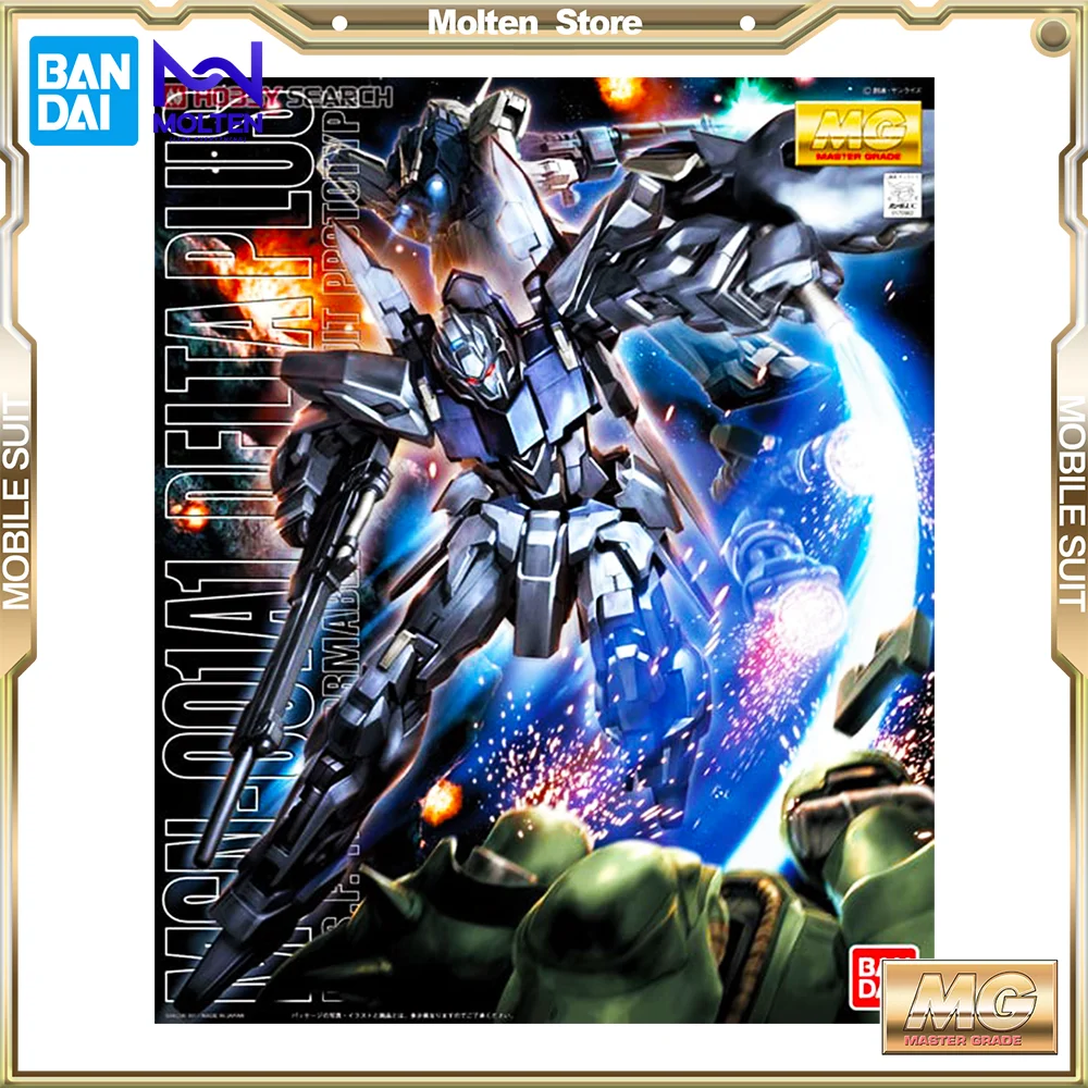 BANDAI MG MSN-001A1 Delta Plus 1/100 Scale Mobile Suit Gundam Unicorn Gunpla Model Kit Assembly/Assembling Anime Action Figure