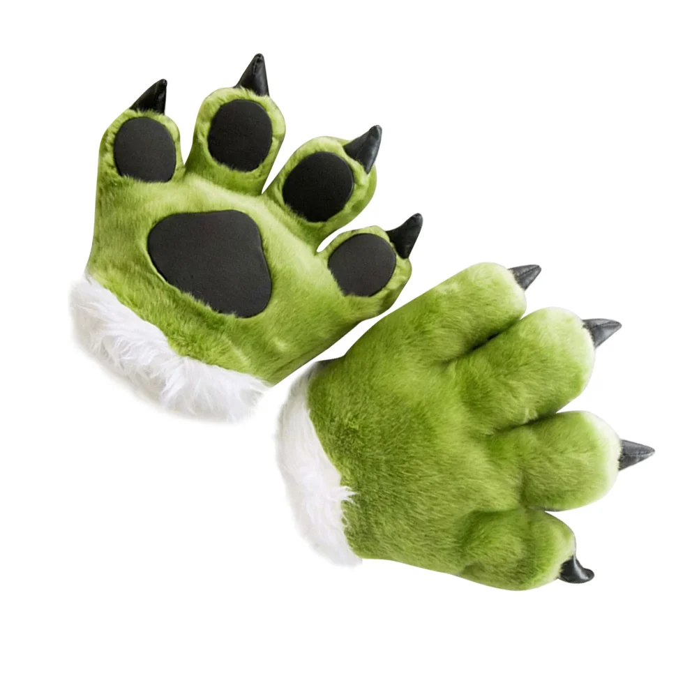 

Gloves Paw Palm Animals Toy Paws Animal Plush Cat Glove Furry Claw Cosplay Cartoonsimulation Costumefluffy Mittensfursuit Mitts