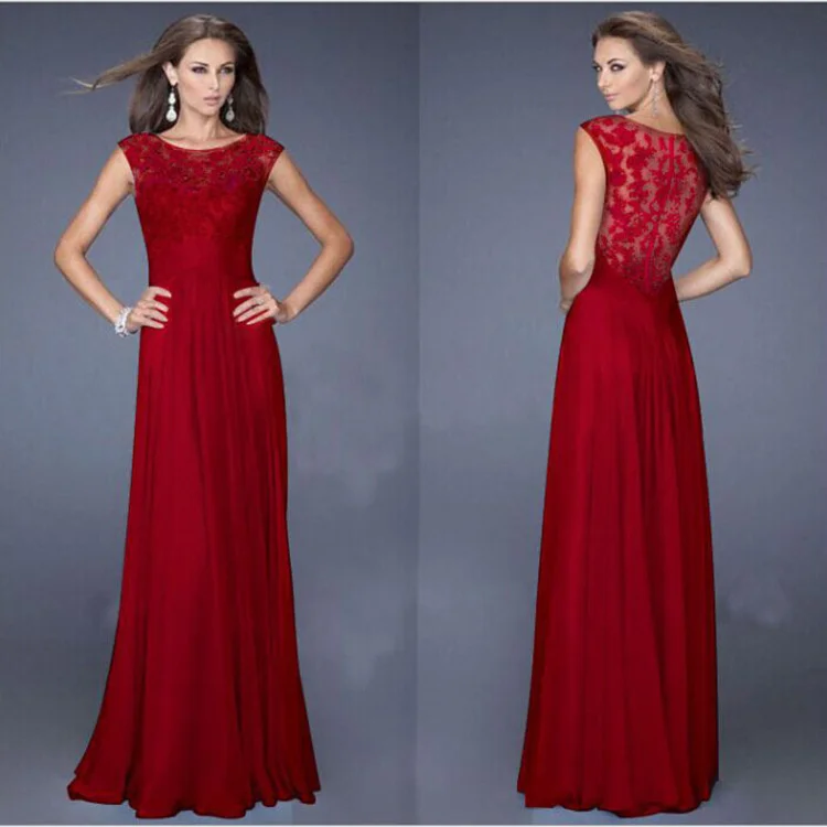 

Casual sexy slim temperament elegant new dress,Evening dress sexy slim light blue lace spell Chiffon back zipper sexy dres