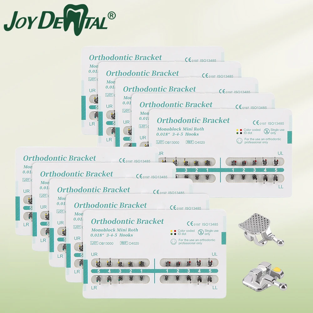 10 наборов, металлические Ортодонтические