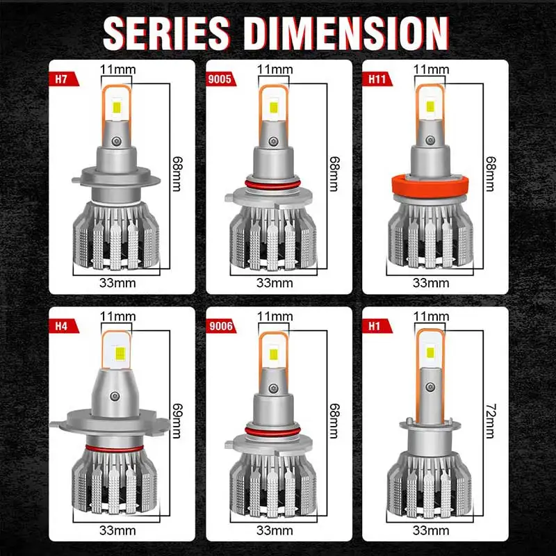 Лампа для автомобильных фар Dualvision H7 лампа H4 H11 9012 H1 H8 H9 9005 9006 лм 6000 К 12 В