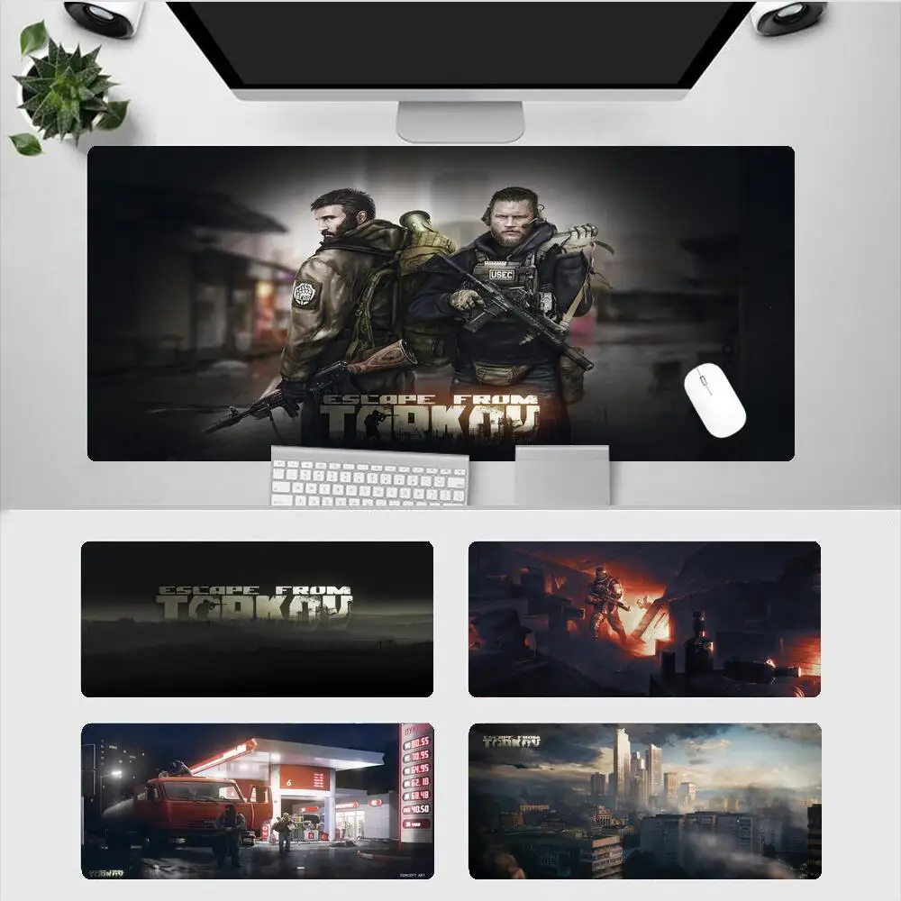 

Escape From Tarkov Mouse Pads Desk Mat Xxl Office 800x300 Notebook Laptop Mousepad Mause Pad Gaming Accessories Gamer Keyboard