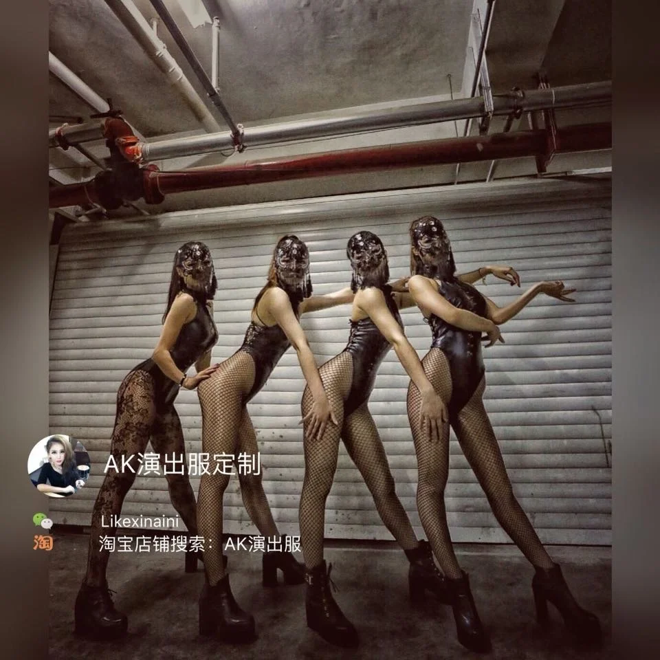 Сексуальное платье для выступлений, клуба, бара DSGOGO, черный кружевной лаковый кожаный цельный комплект с кисточкой и бриллиантовой маской