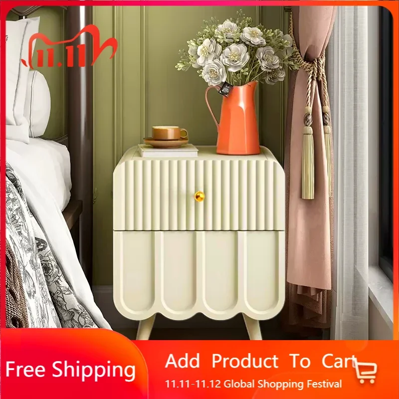 

White Nordic Storage Nightstands Storage Filing Cheap Drawers Bedside Tables Lounges Mesillas De Noches Home Furniture ZY50CT