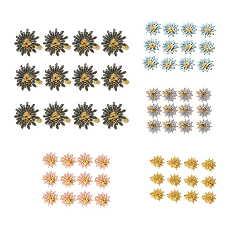 12 шт. посуда для отеля кольцо с пряжкой салфеток в виде пчелы китайский сплав