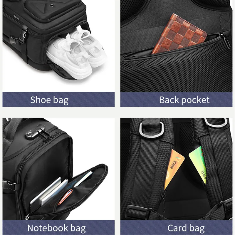 Рюкзак мужской непромокаемый с USB-портом