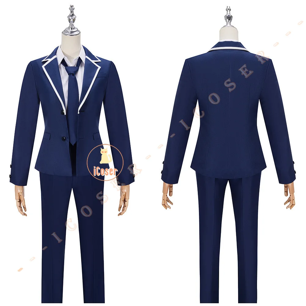 Косплей Костюм сасасаки и мияно йошиказу из аниме парик темно-синяя школьная