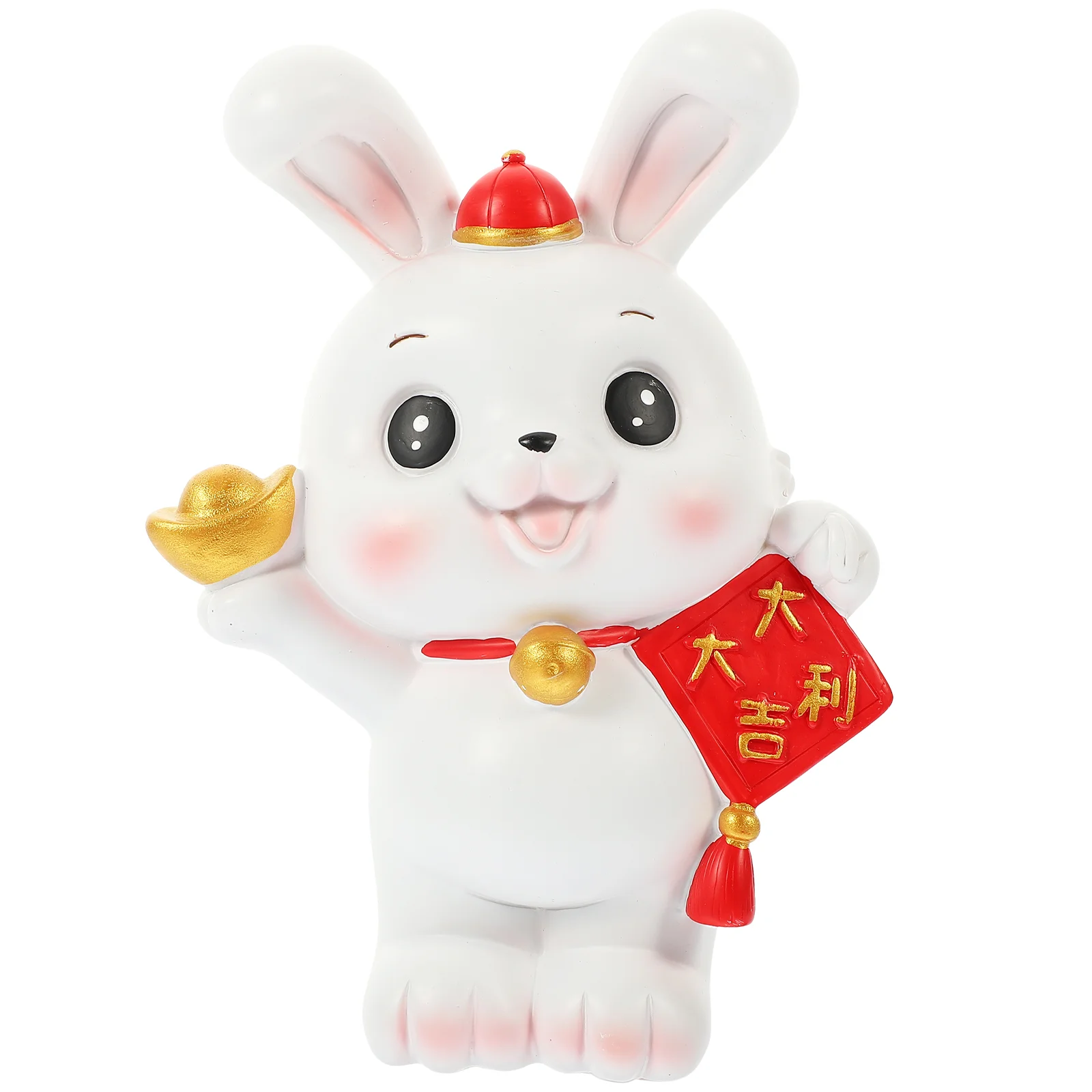 

Bank Rabbit Money Bunny Box Kids Piggy Jarsaving Keepsake Zodiac Decor Desktop Savings Pot Lucky Statue Ornamentcartoon Model