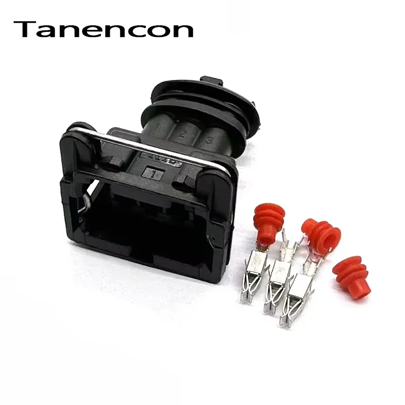 

1 комплект 3-контактный 1- 962581 -1 Водонепроницаемый разъем топливной форсунки, таймер мощности автомобиля, жгут проводов датчика для Changan 282191 -1 282729 -1