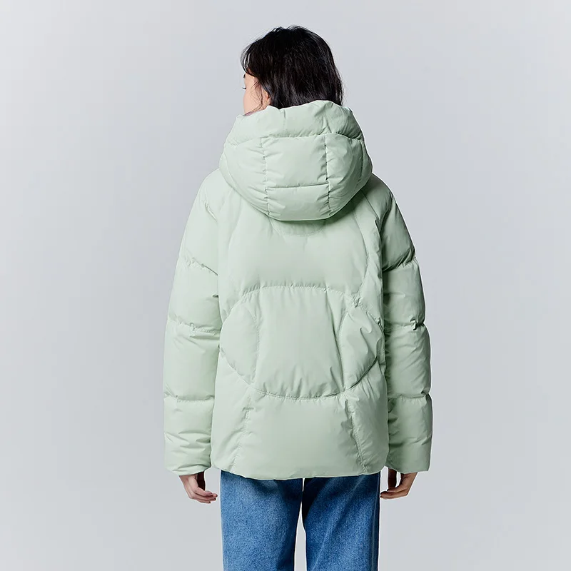 Пуховик Semir для женщин новинка зимы 2024 милое темпераментное ветрозащитное