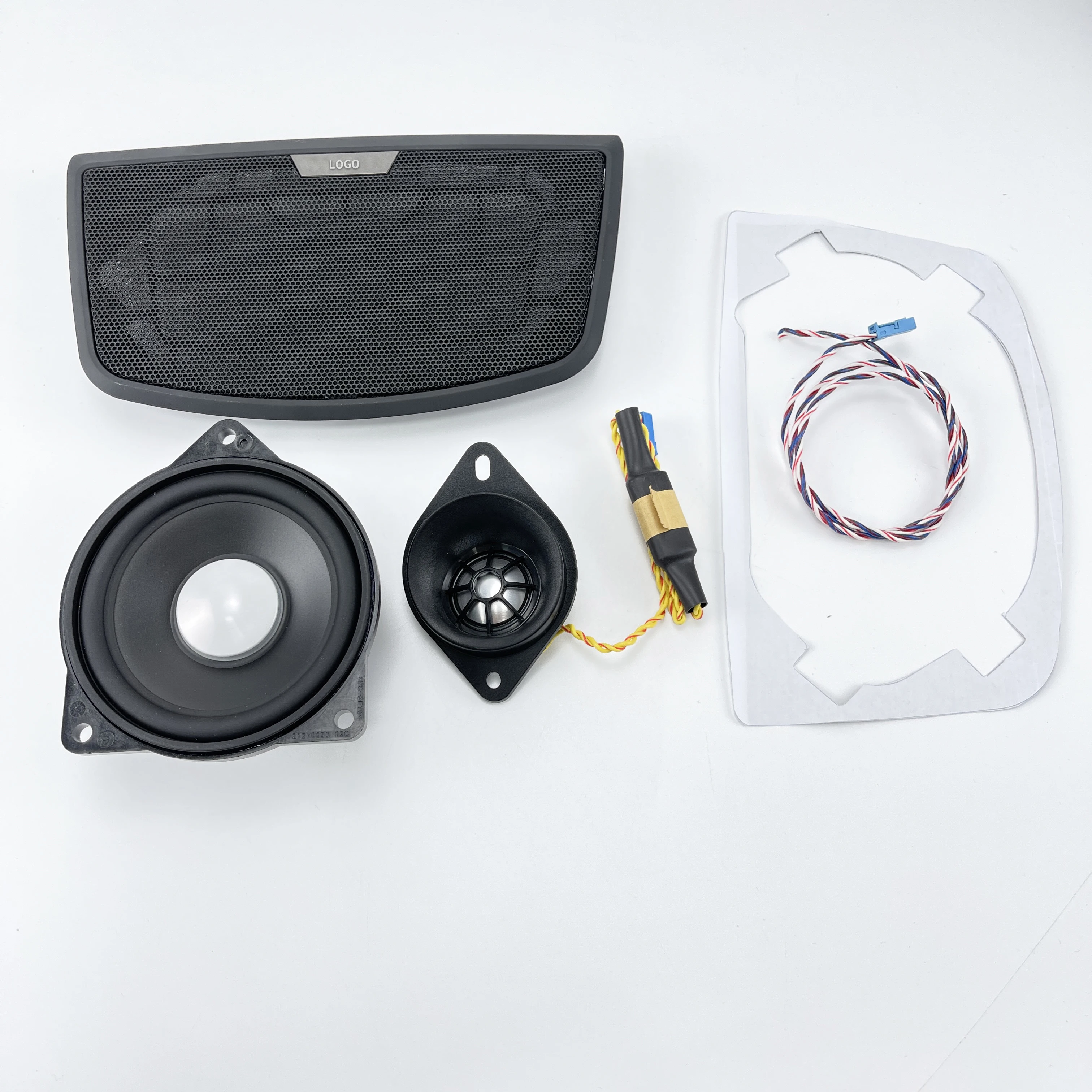 Чехол для автомобильного динамика центральной консоли для BMW F30 F31 F32 F34 GT 3 серии, высокое качество, защита декора, комплект для сборки аудио громкоговорителя