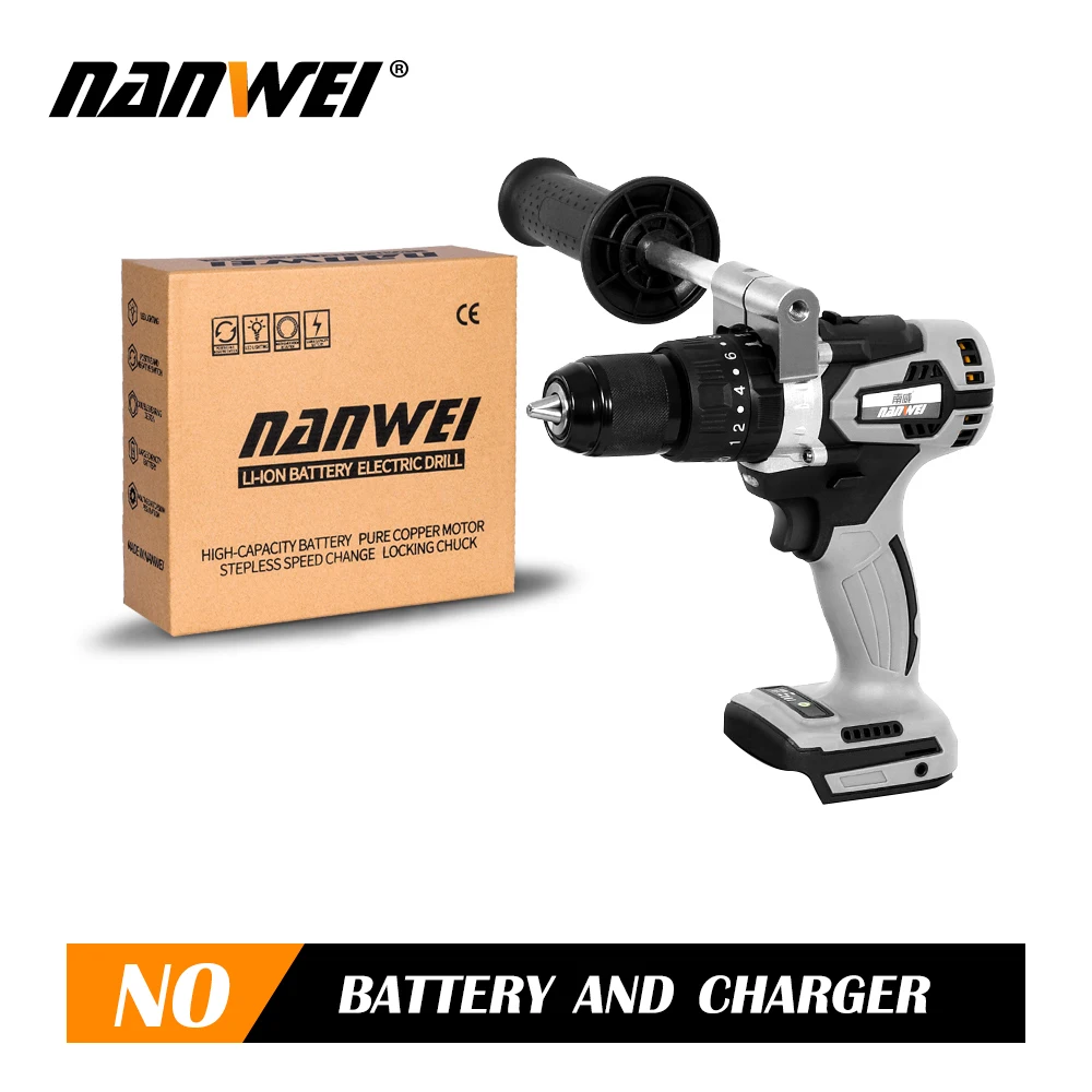 

Аккумуляторная дрель NANWEI 21В