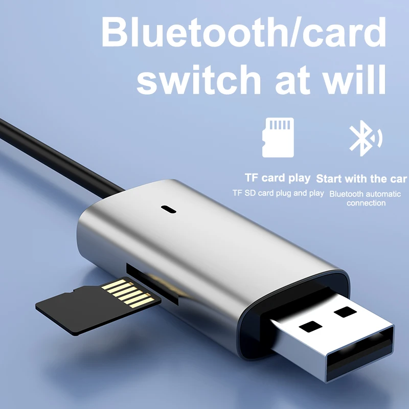 Kebidumei USB OTG 3 5 мм Aux Bluetooth адаптер конвертер автомобильные аксессуары