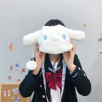 sanrio plush toys cinnamoroll plushie bag kawaii stuffed backpacks for girls anime soft toy cartoon stuffed toys kids girl gifts