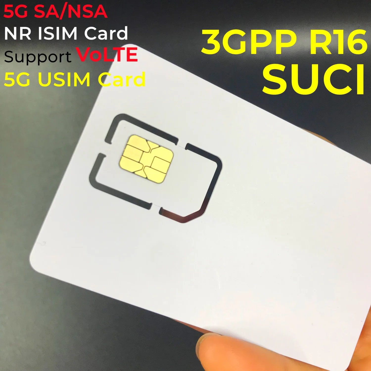 OYEITIMES Programable Blank 5G NR USIM Card Mini Nano Micro Upgraded 5G ISIM Card for 5G SA 3GPP R16 SUCI Environment Operators