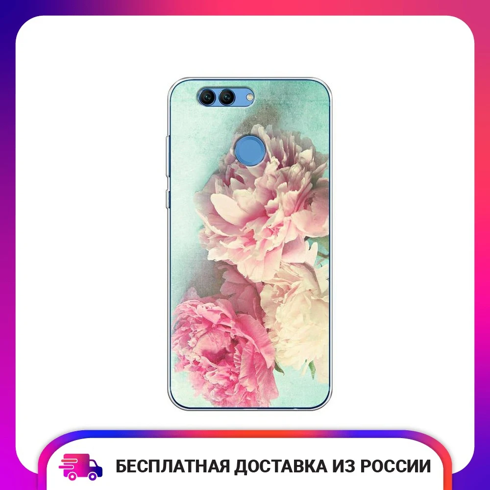 Чехол Силиконовый для Huawei Nova 2 защитный тонкий мягкий чехол-накладка с рисунком |