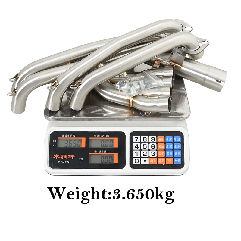Для QJMOTOR QJ800GS-G QJ 800 GS-G SRK800RR 2023 2024, мотоциклетная выхлопная труба, модифицированная передняя соединительная труба, оригинальный глушитель (art.: 3920ccfc893f8) - 3920ccfc893f8