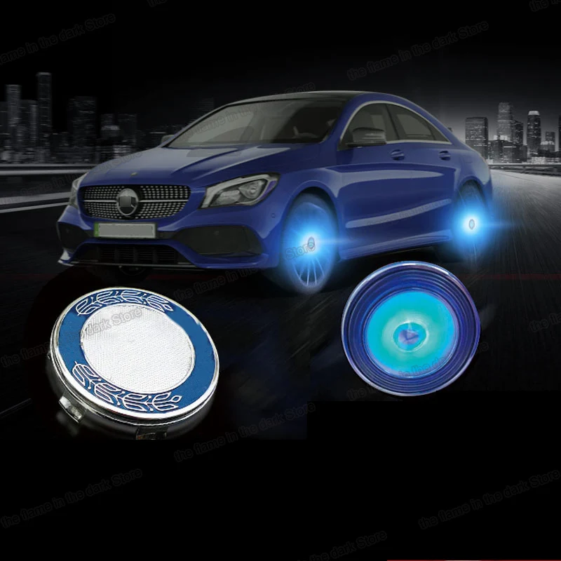 

LED Car Wheel Hup Cap Panel for Mercedes Benz A B C E S Class GLA GLC GLE GLS Interior Accessories w167 x167 c253 x253 w205 w213