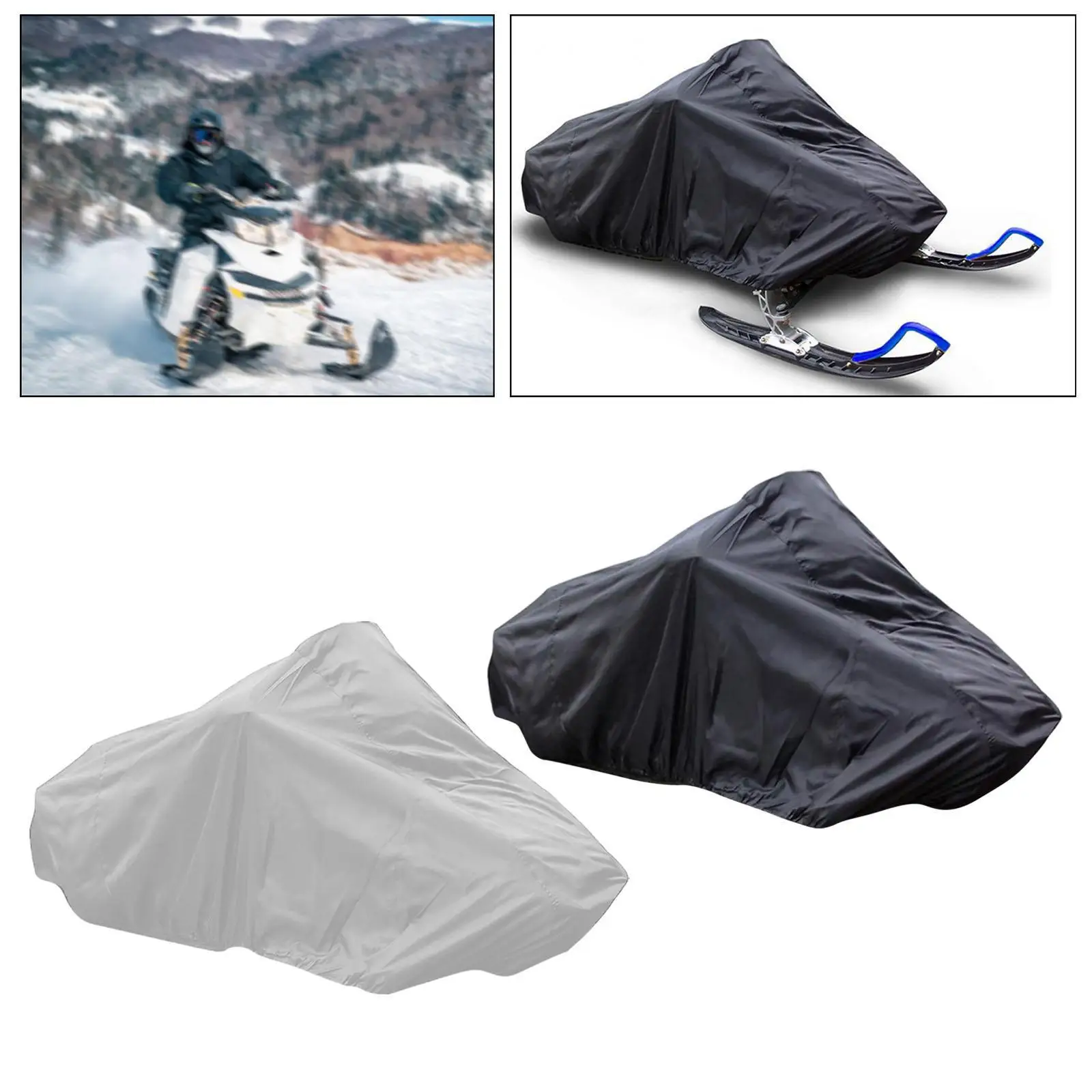 Чехол для снегохода со шнурком зимние сани пылезащитный щиток снежных саньев