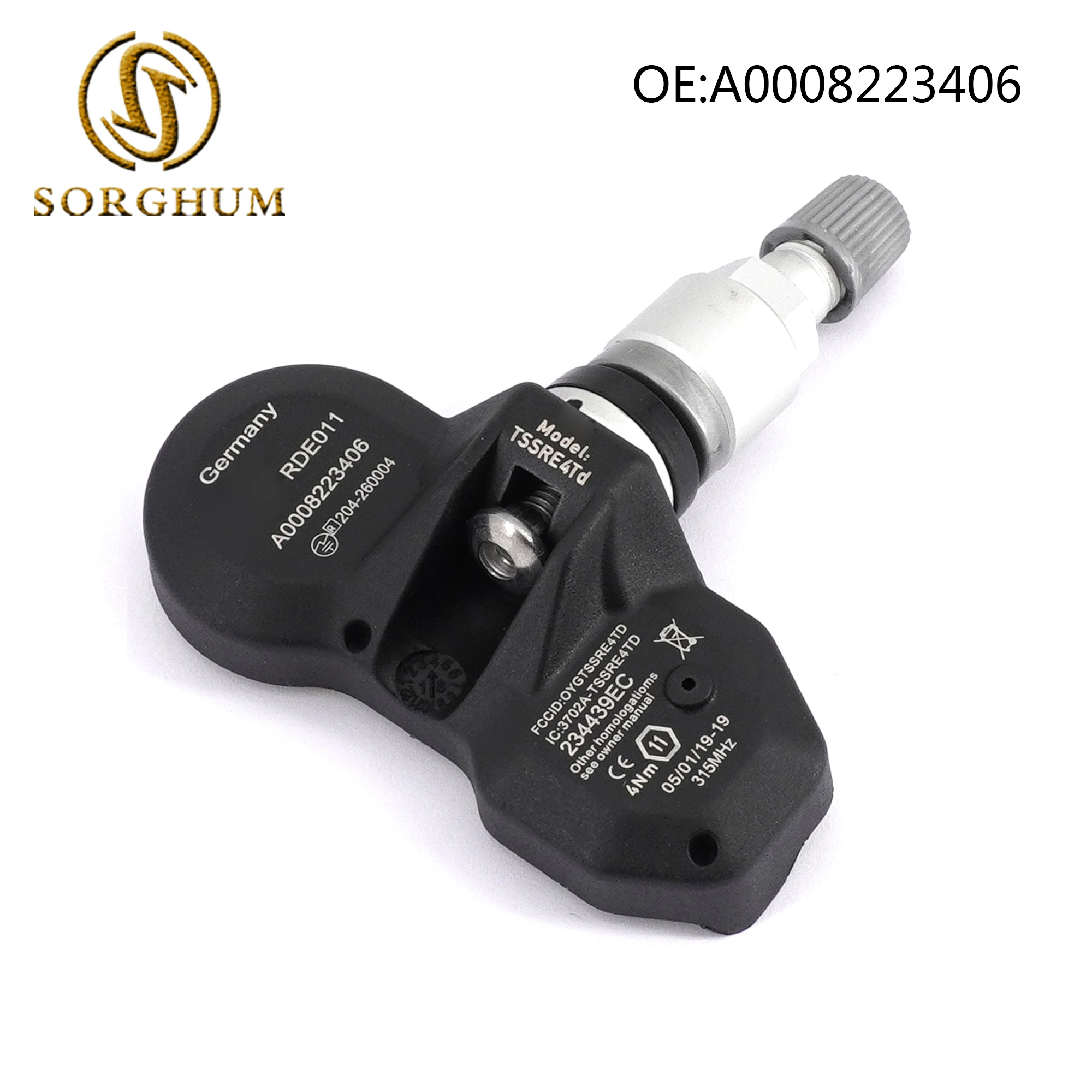 Система контроля давления в шинах SORGHUM A0008223406, TPMS для Mercedes Benz E-Class 1999-2005 CL CLK E S SL SLR 2000-2005