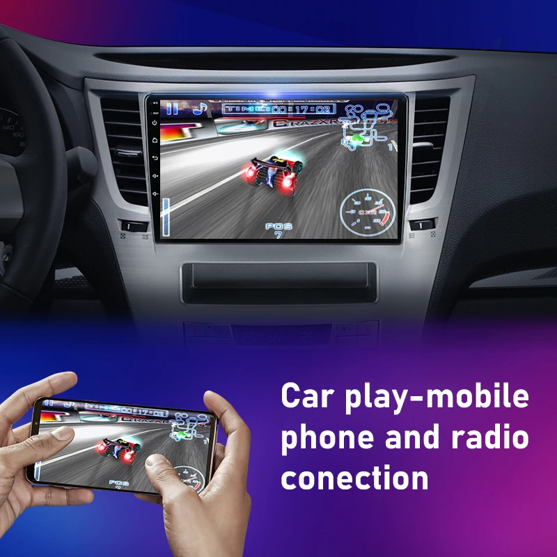 Автомагнитола для Subaru Outback 4 Legacy 2009-2014 Android мультимедийная навигация 2din стерео DVD