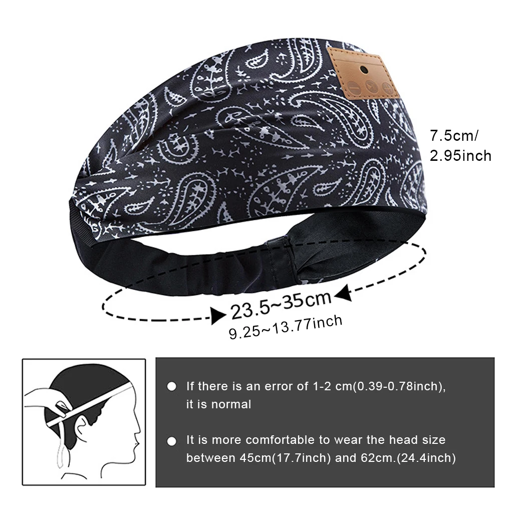 Наушники для сна музыкальный плеер беспроводные стереонаушники с микрофоном