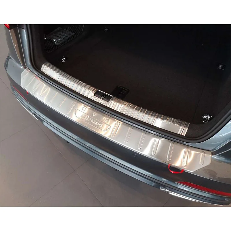 

Внешняя Защитная панель для багажника из нержавеющей стали для Audi A6L A4L 2013-2019, специальные модификации, автомобильные аксессуары