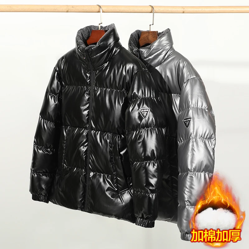 2023 Winter Men Jackets Puffer Coat Male Bubble Padded Clothes Waterproof Black Мужская куртка из высококачественного хлопка