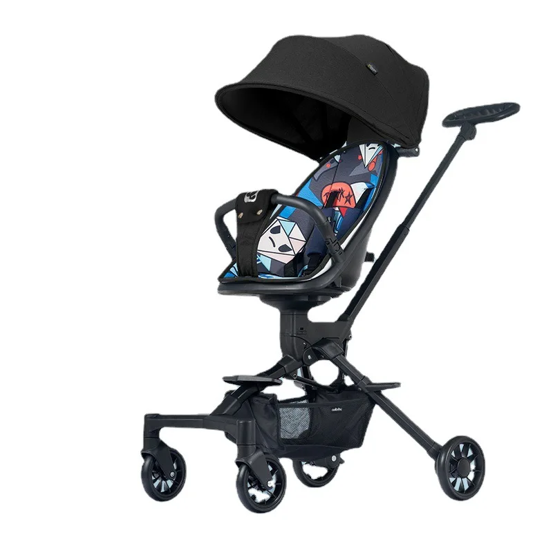 Walking Baby Artifact Foldable Children's Two-way Walking Baby Stroller Baby High Landscape Stroller