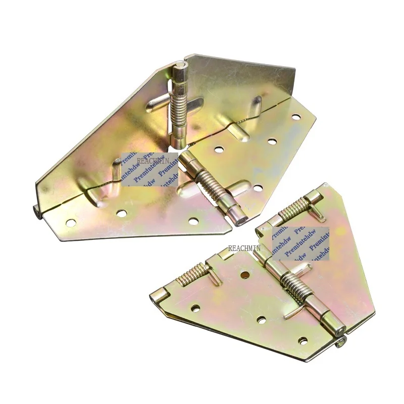 

2Pcs/Lot Sturdy Desk Dining Table Top Flap Extention Cross Folding Leaf Hinge Support With Spring