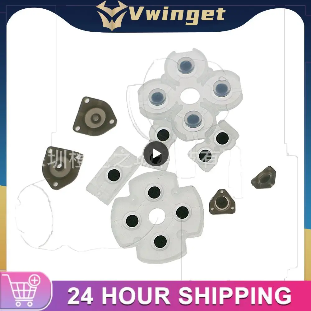 

Silica Gel Button Rubber Pad Easy Installation Handle Conductive Adhesive Easy To Clean Detachable Game Board Conductive Pad