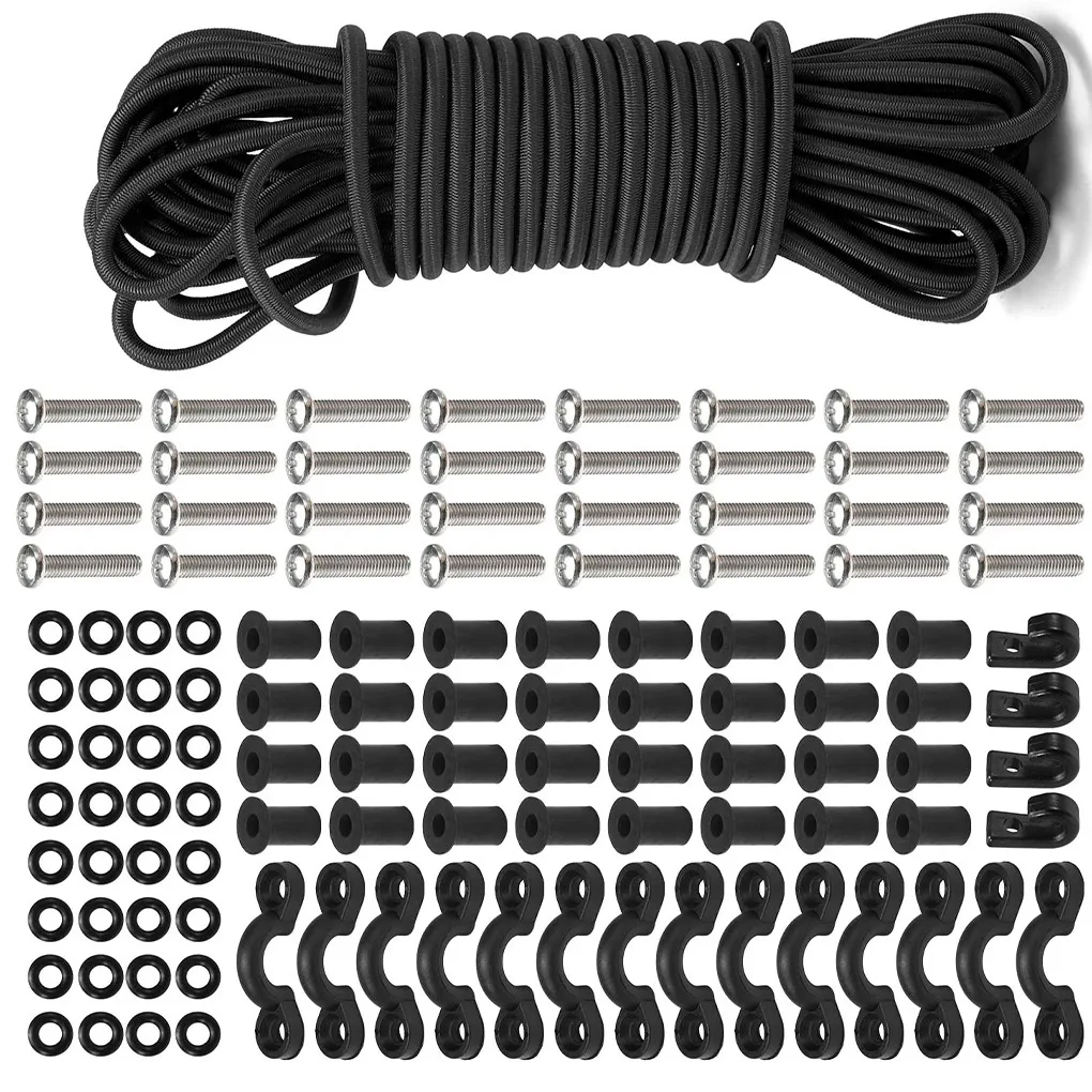 

115 шт./набор, резиновые винты и гайки из нержавеющей стали