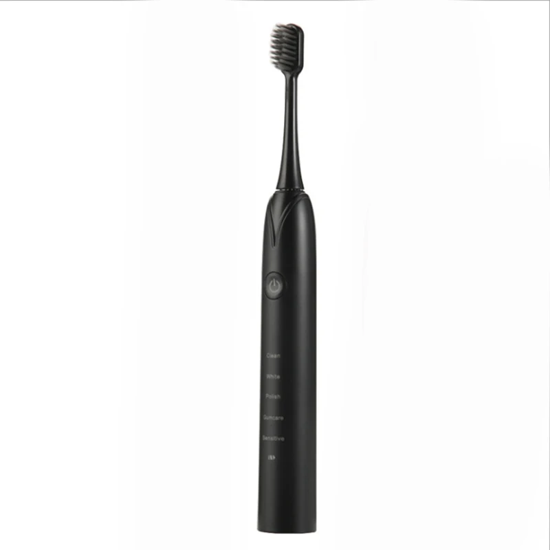 

Electric Toothbrush 3 Replacement Brush Heads Battery Sonic Teeth Waterproof Deep Cleaning Included Soft-Bristle