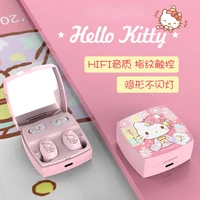 cartoon hello kitty wireless bluetooth headset girls cute for huawei apple oppo xiaomi vivo