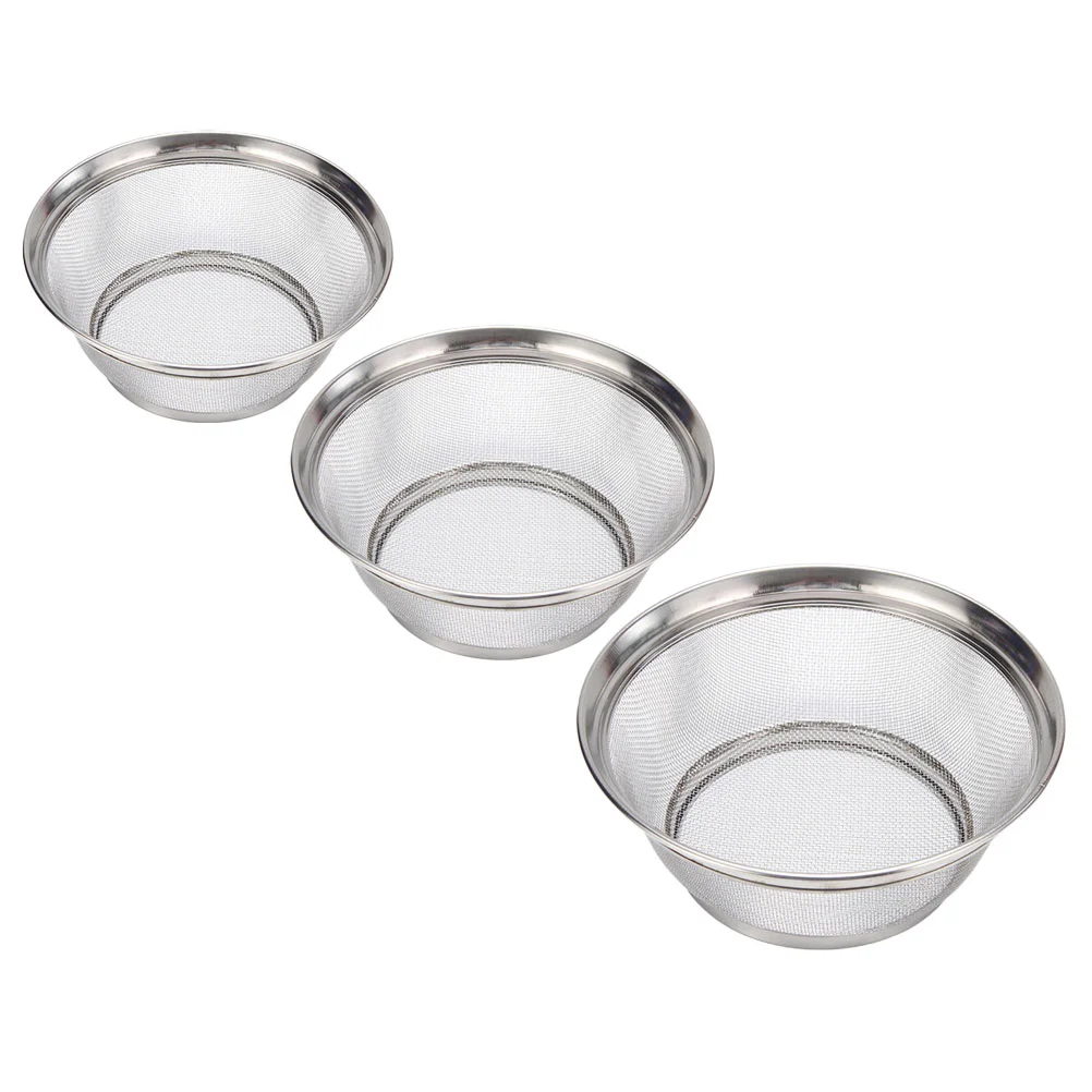 

3Pcs Sink Strainer Basket Washing Drain Strainer Kitchen Household Fruit Strainer Fruit Strainer for Washing Home