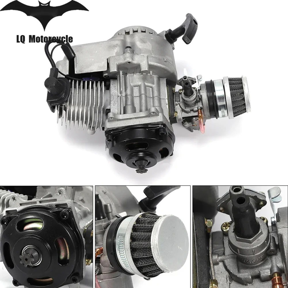 

Мотоцикл ATV 47CC 49CC 2-тактный двигатель с пусковым двигателем для карманного мини-питбайка скутера