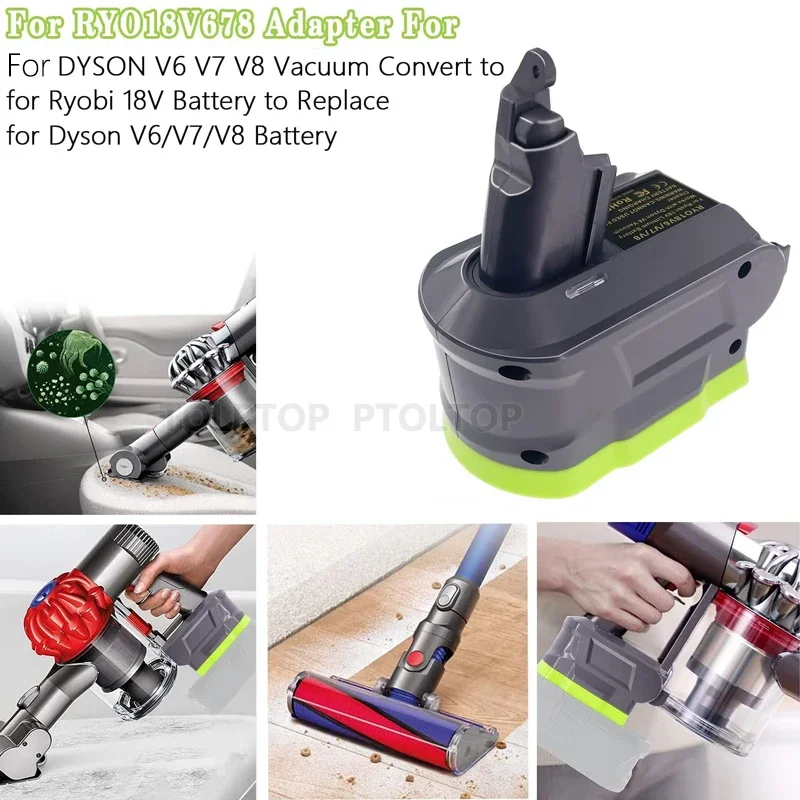 Универсальный адаптер аккумулятора V8/V7/V6 для Ryobi 18 в