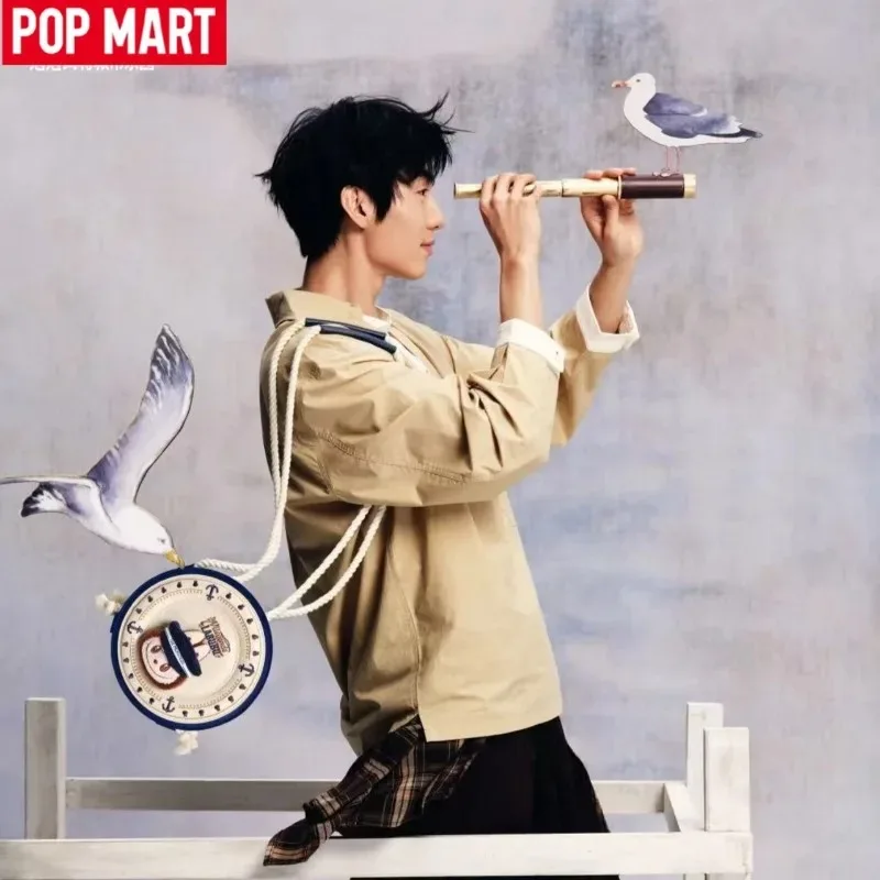 Фото Оригинальная коллекция POP MART Flying Labubu: виниловые плюшевые фигурки, подвесные карточки, сопутствующие товары, украшения, милые игрушки, подарки №4