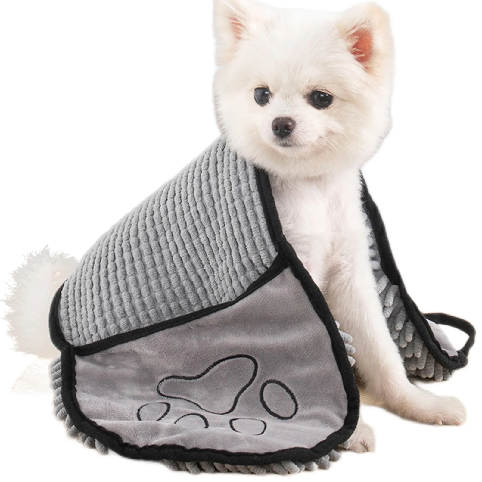 

Быстросохнущее полотенце для собак, ультрамягкое Рифленое полотенце с оригинальным дизайном, прочное утолщенное Рифленое полотенце, очень...