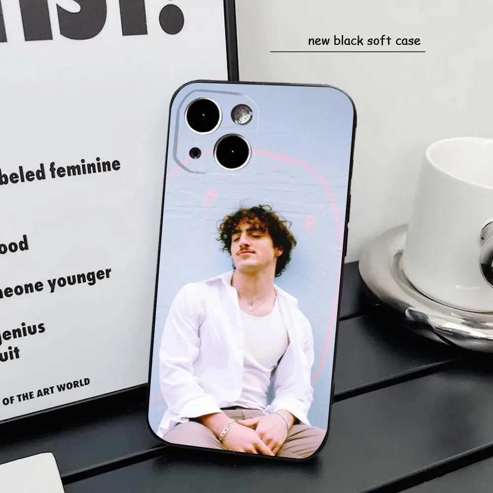 B-Benson Singer B-Boone Phone Case For iPhone16 15 14 13 12 Mini 11 Pro XR X XS MAX 7 8 Plus Silicone Cover Soft Black