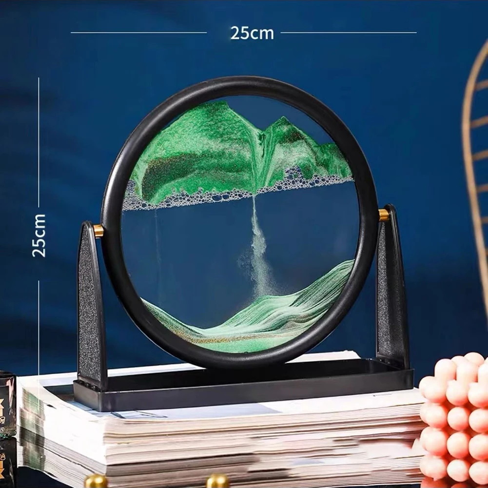 Песочный пейзаж динамическое изображение песка не повторяющееся искусство