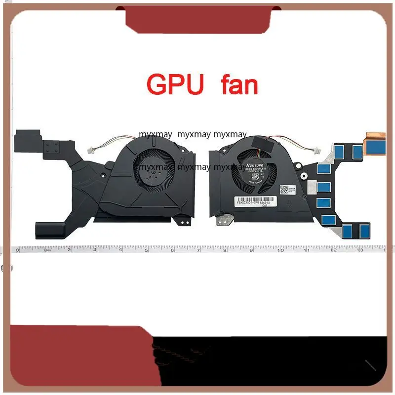 Фото Новый охлаждающий вентилятор для ноутбука ASUS ROG Zephyrus GX501 GX501V GX501VI GX501VSK GX501GI ноутбука VGA кулер радиатор процессора графический процессор 12 В №2