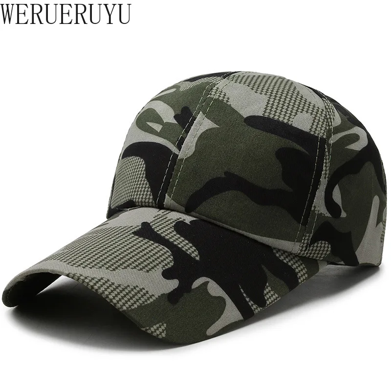 

New Outdoor Camouflage Print Baseball Caps for Men Women 2022 Summer Fashion Fishing Hats Casual Climbing Sun Trucker Peaked Cap