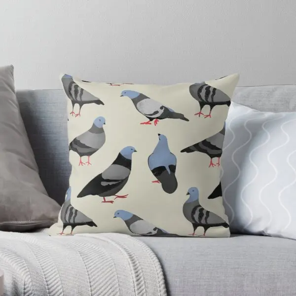 

Design 33 The Pigeons Printing Throw Pillow Cover Bedroom Wedding Car Soft Case Office Throw Square Pillows not include